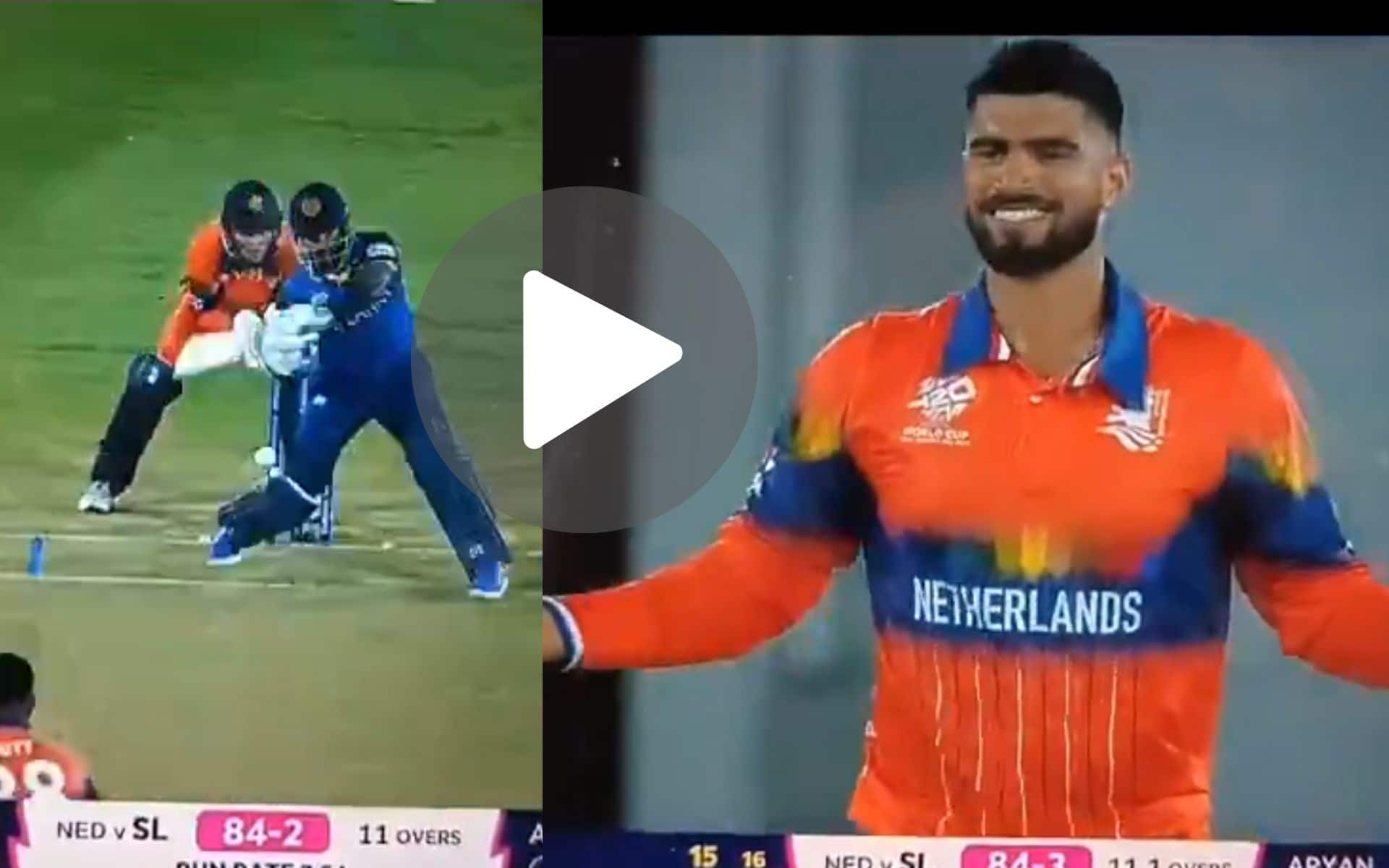 [Watch] Aryan Dutt 'Teases' Kusal Mendis As He Prevents Him From Completing A Deserved Fifty